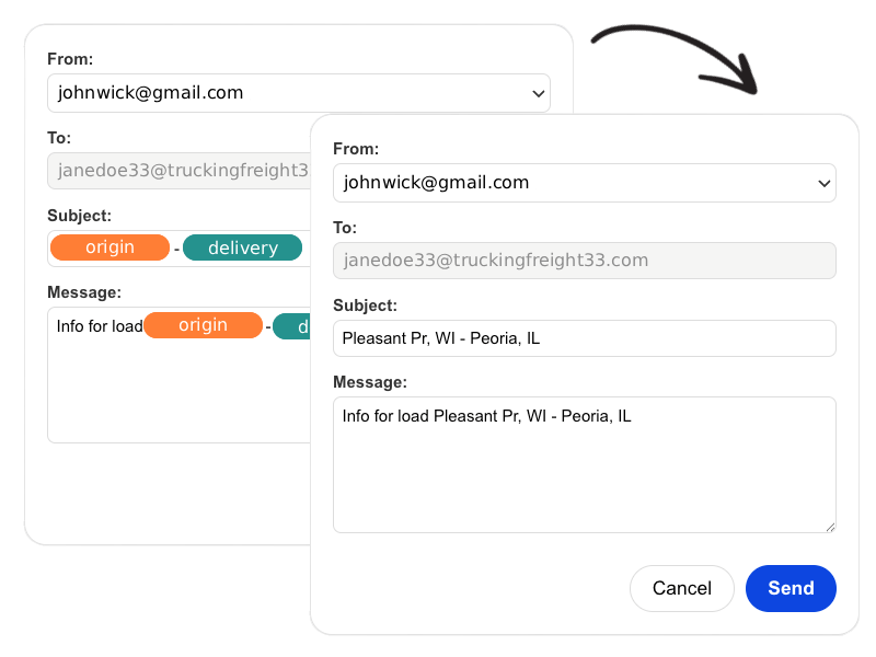 Email template editor